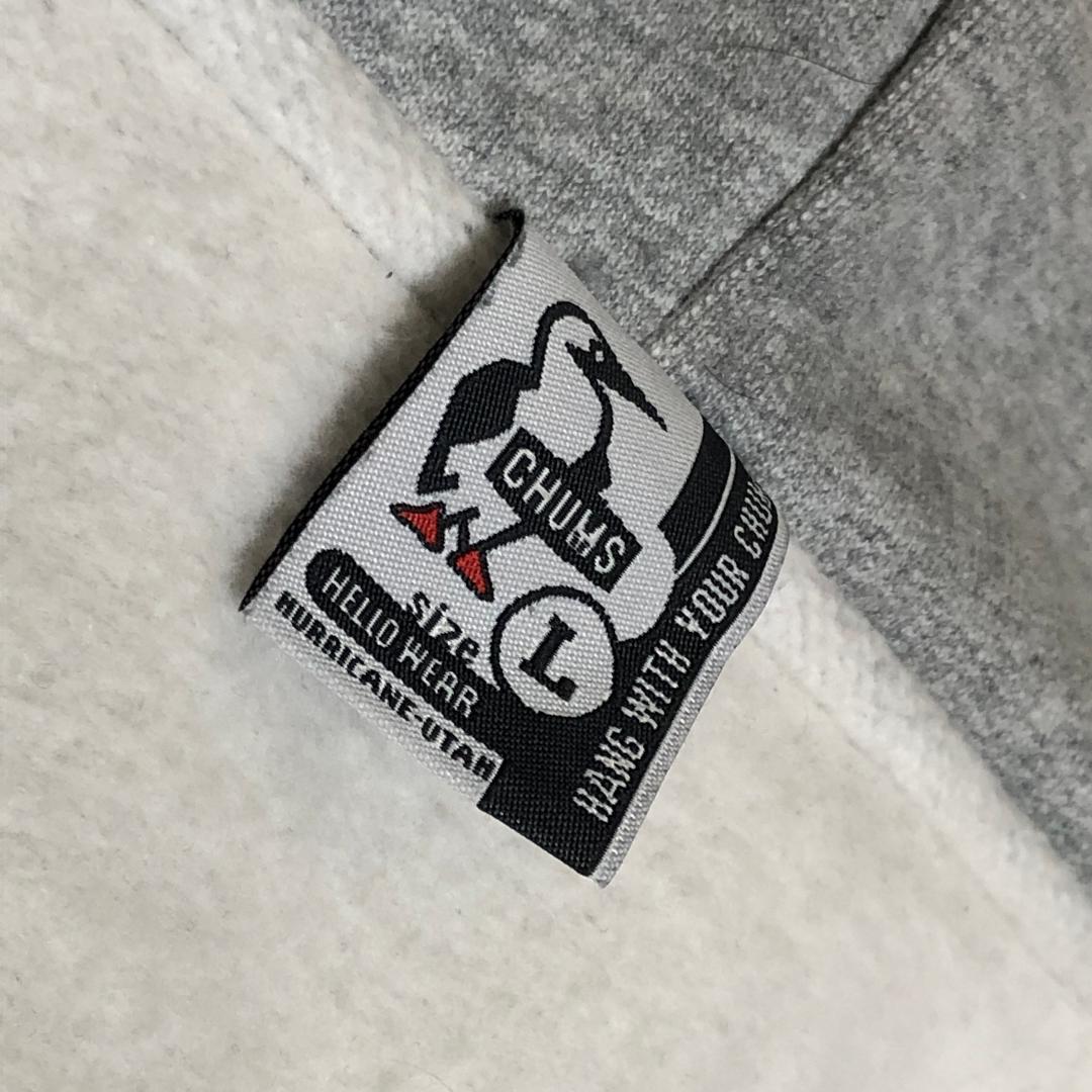 CHUMS チャムス スタジアムフーディー Lサイズ 黒×白