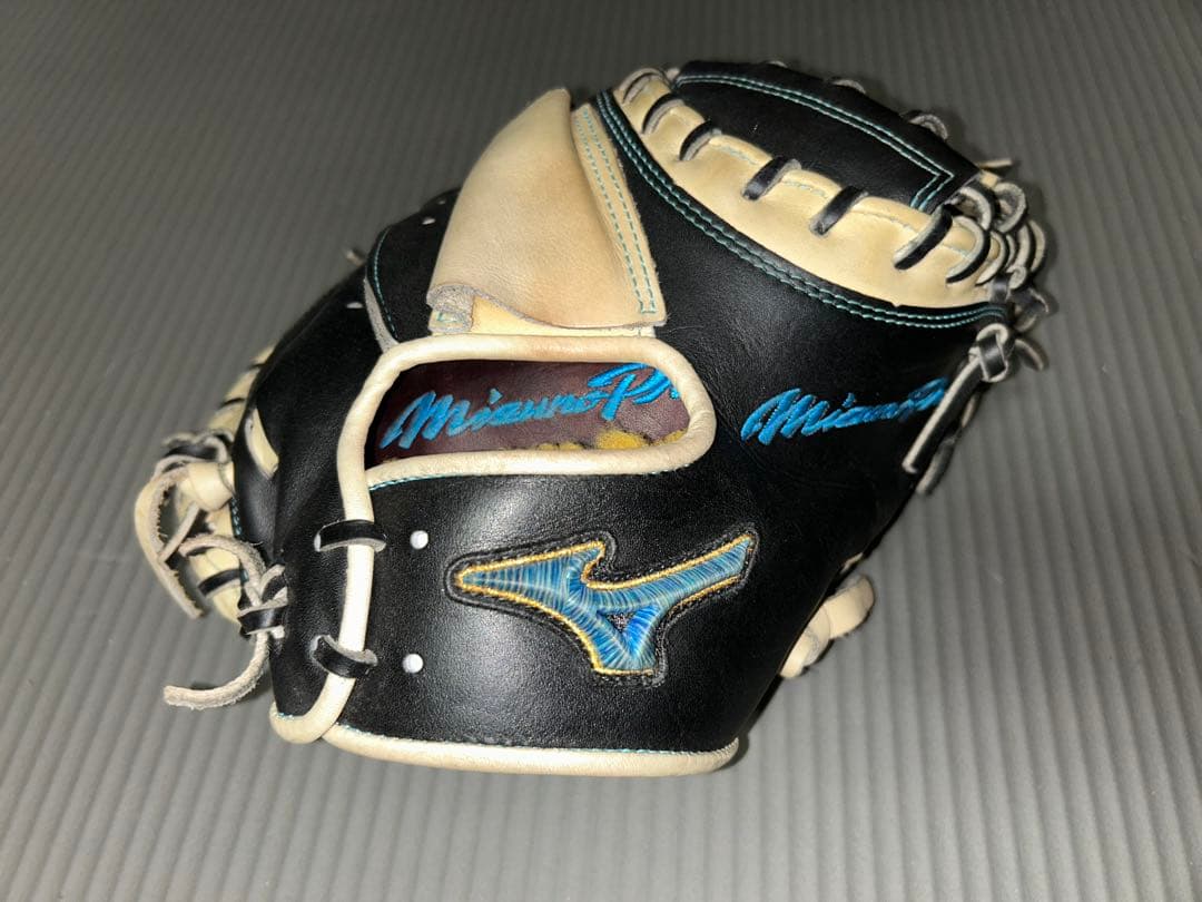 ミズノプロ　オーダー軟式キャッチャーミット　ダイバーシティブルー