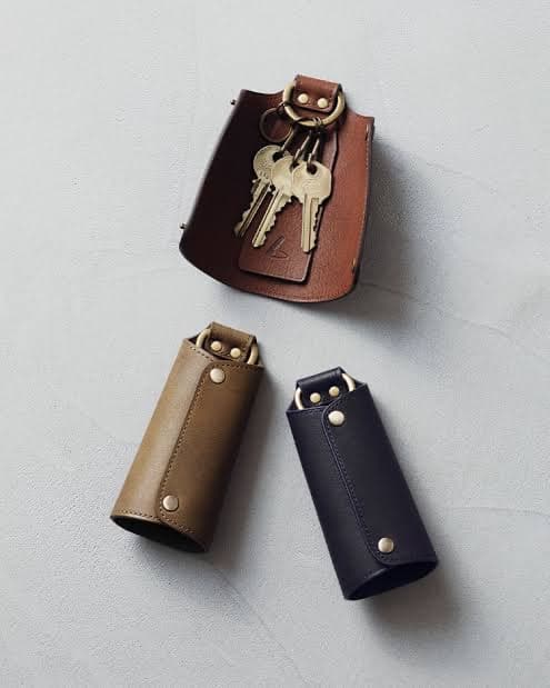 美品　土屋鞄　ビークル グリッピングキーケース　レザー　ダークインディゴ　日本製