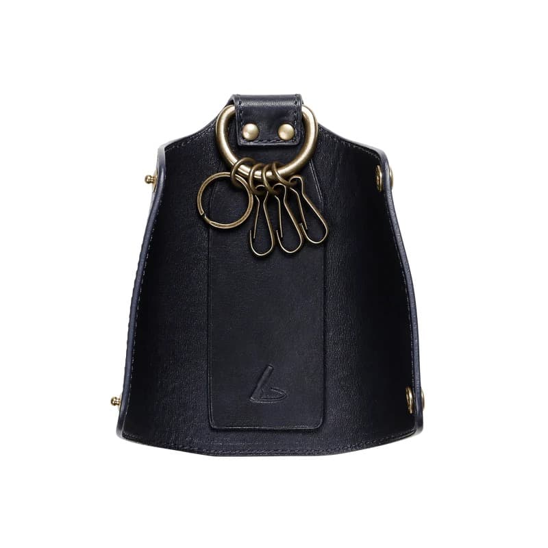 美品　土屋鞄　ビークル グリッピングキーケース　レザー　ダークインディゴ　日本製