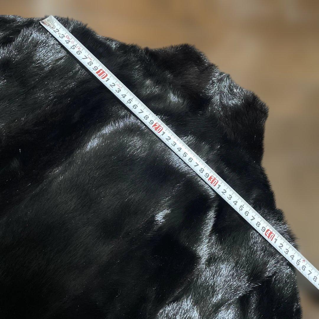 ミンク・リアルファージャケット・黒系