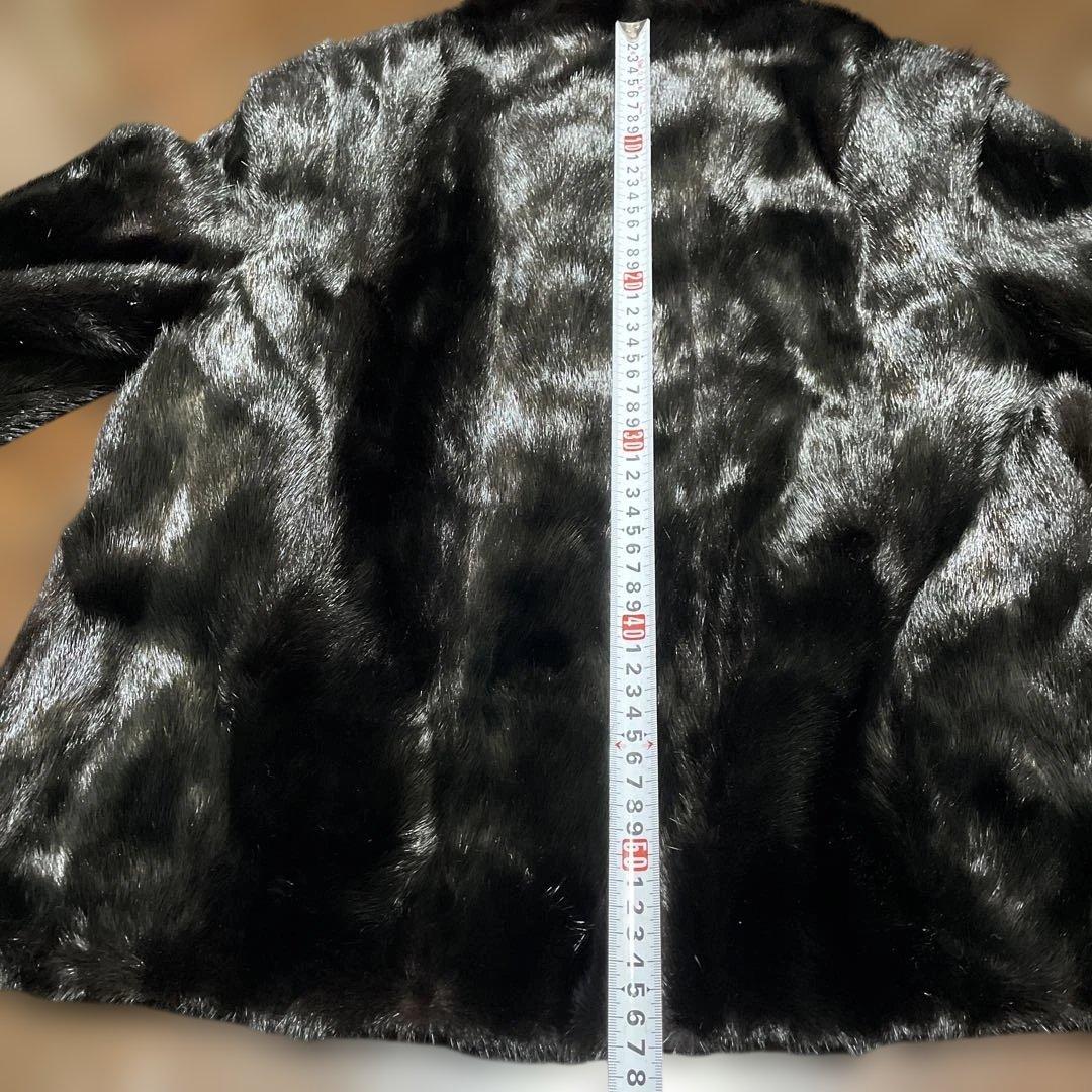 ミンク・リアルファージャケット・黒系