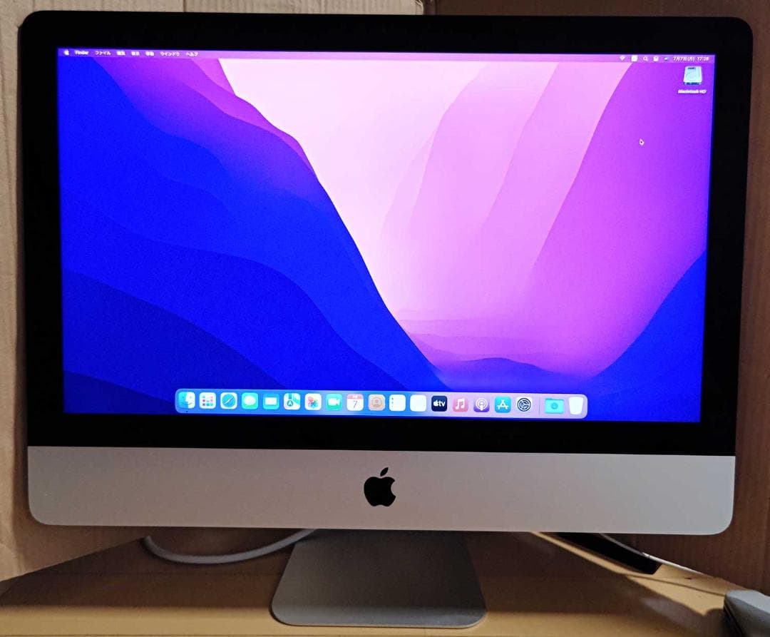 訳あり Apple iMac 4K 21.5 2015 8GB 1TB