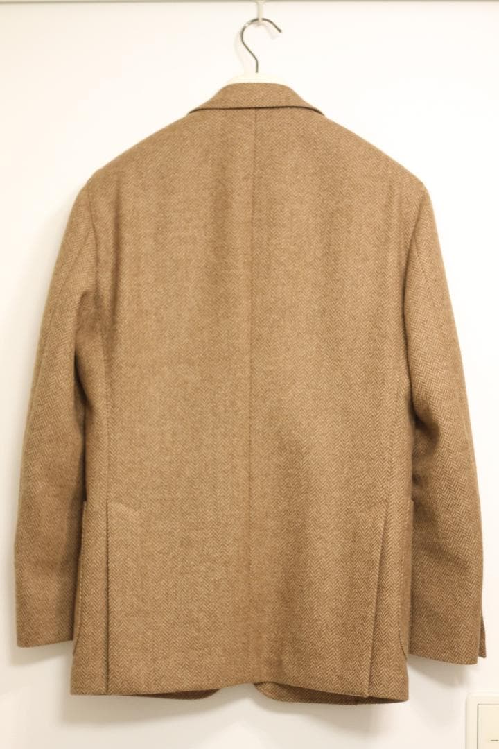 【極美品/イタリア製】Drake's ヘリンボーン ウール ジャケット 36