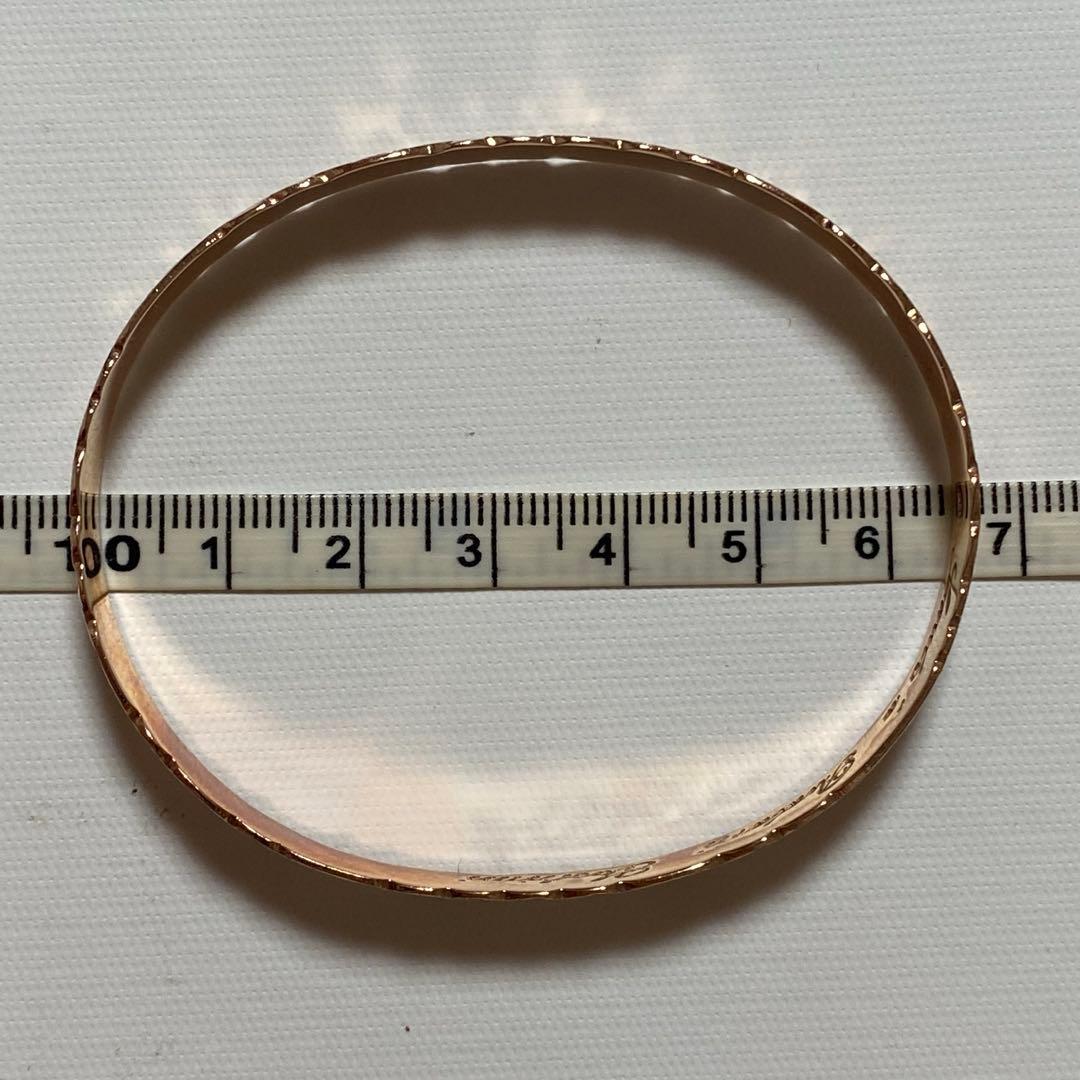 ハワイアンジュエリー　バングル　14K ピンクゴールド