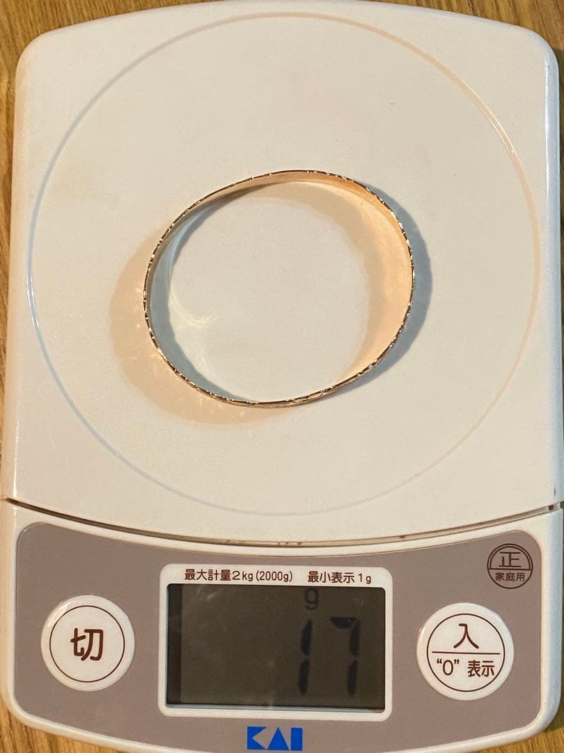 ハワイアンジュエリー　バングル　14K ピンクゴールド