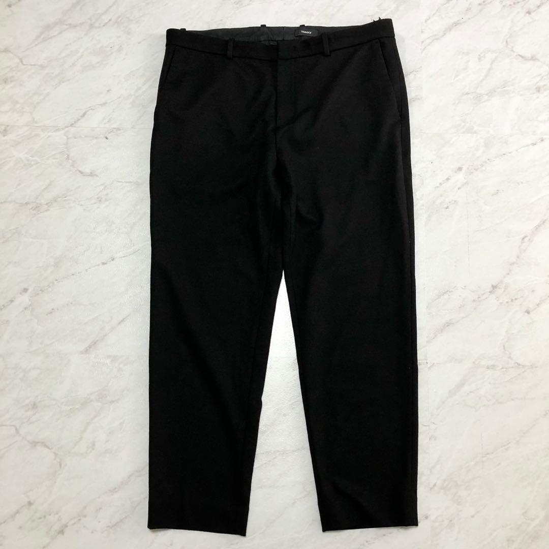 【美品】 Theory セットアップ Clinton メルトン ブラック L