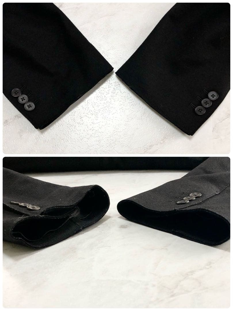 【美品】 Theory セットアップ Clinton メルトン ブラック L