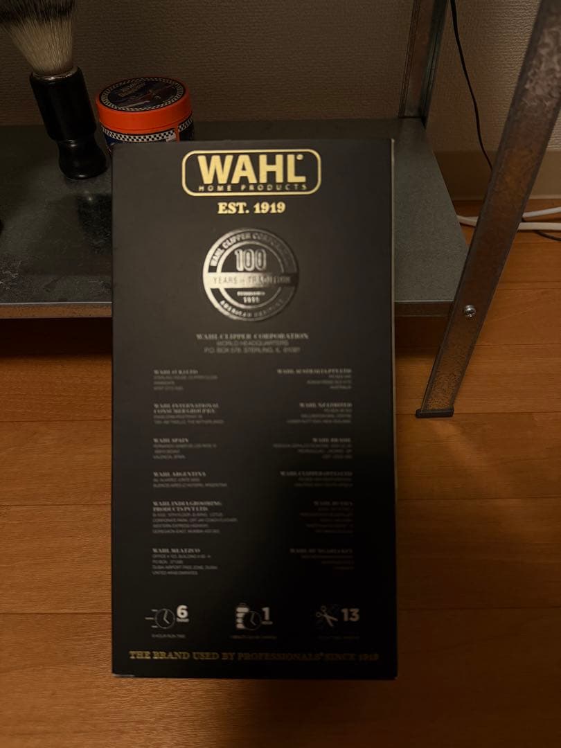 脱毛・除毛 Wahl 100th Anniversary18K trimmer