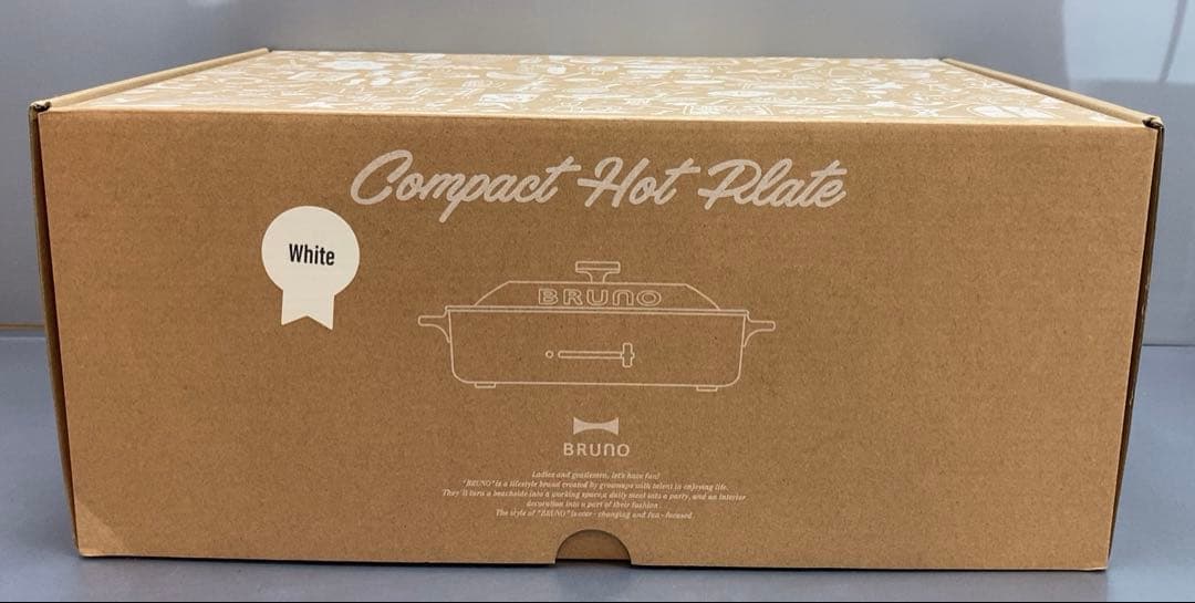 ☆未使用☆BRUNO コンパクトホットプレート+セラミックコート鍋　2点セット