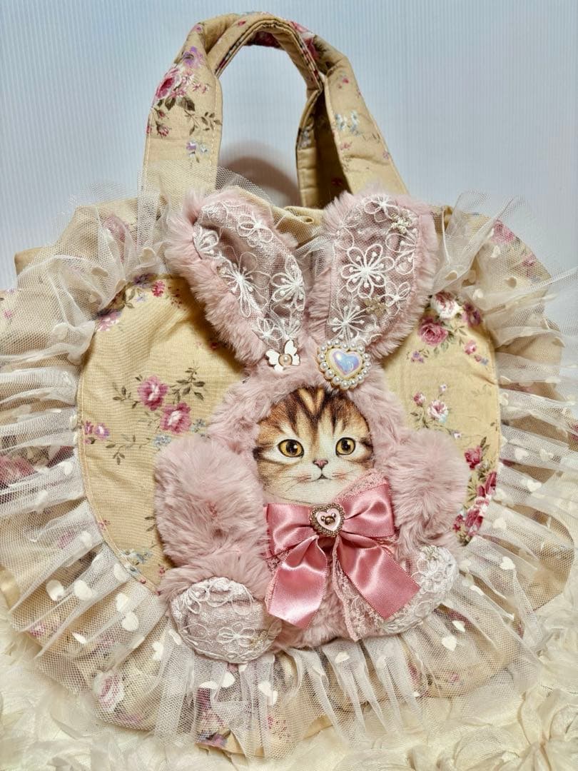 コヤンイサムチョン　ハート型フリルふりふり丸型コロリンバッグ