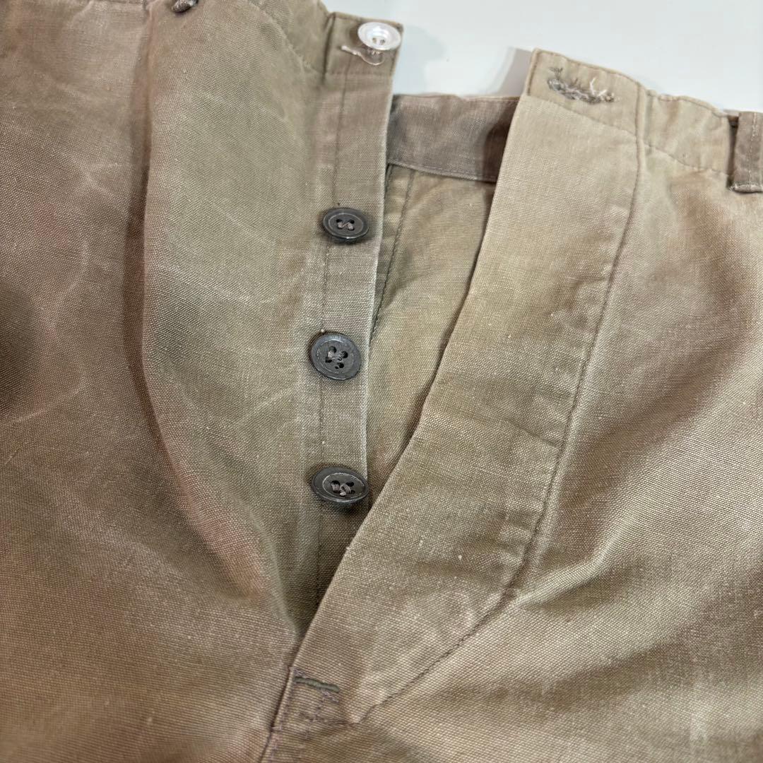 ⚫︎40s スウェーデン軍 M39 ワークパンツ シンチバック ビンテージパンツ