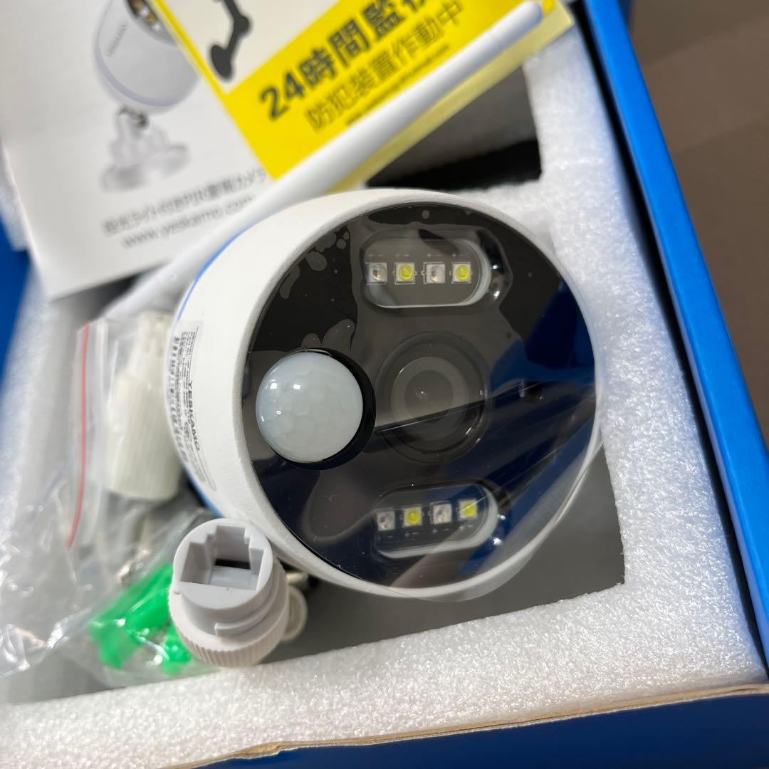 YESKAMO 防犯カメラ　投光ライト付　PIR警報カメラ ワイヤレス