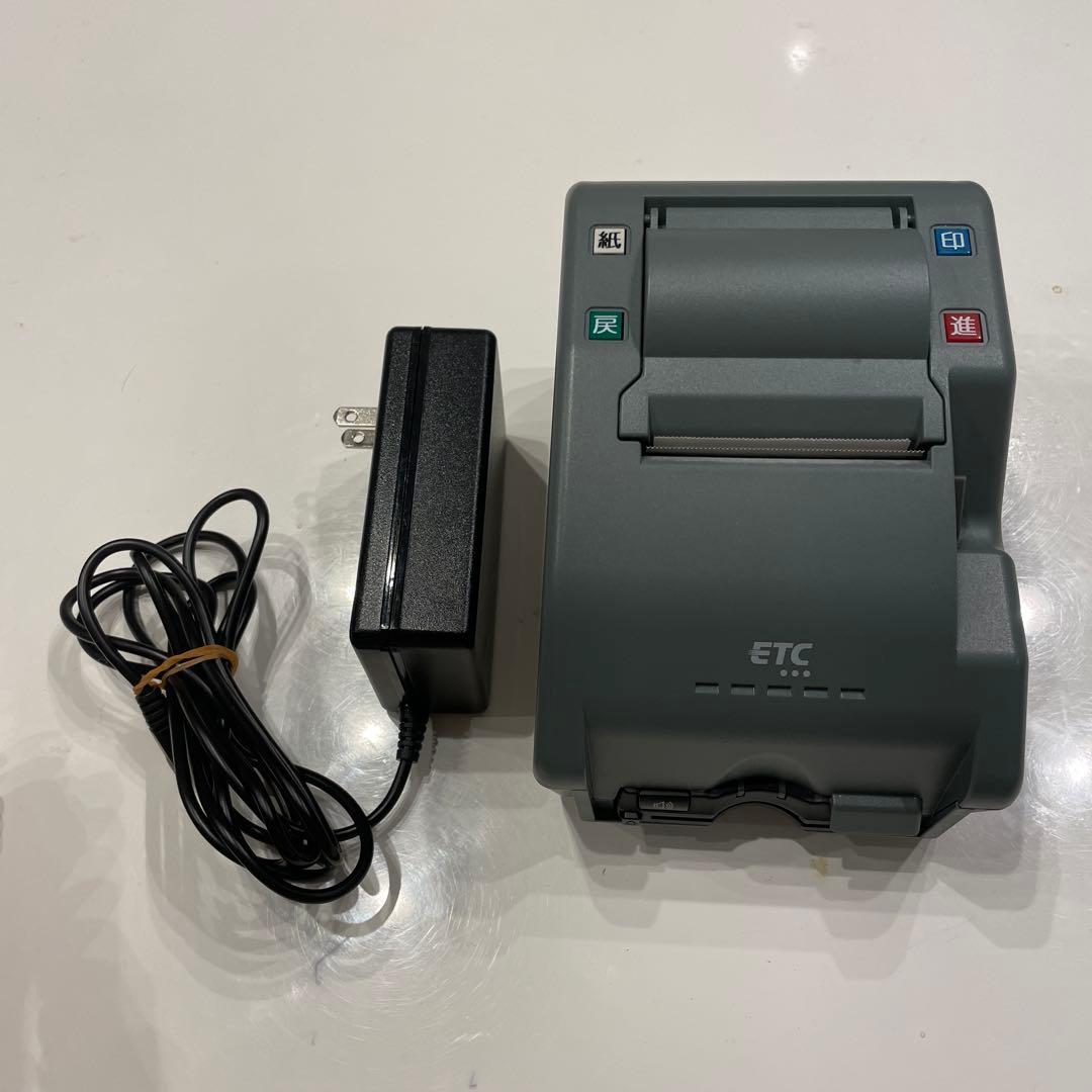 ETC プリンター本体 グレー ACアダプター付き