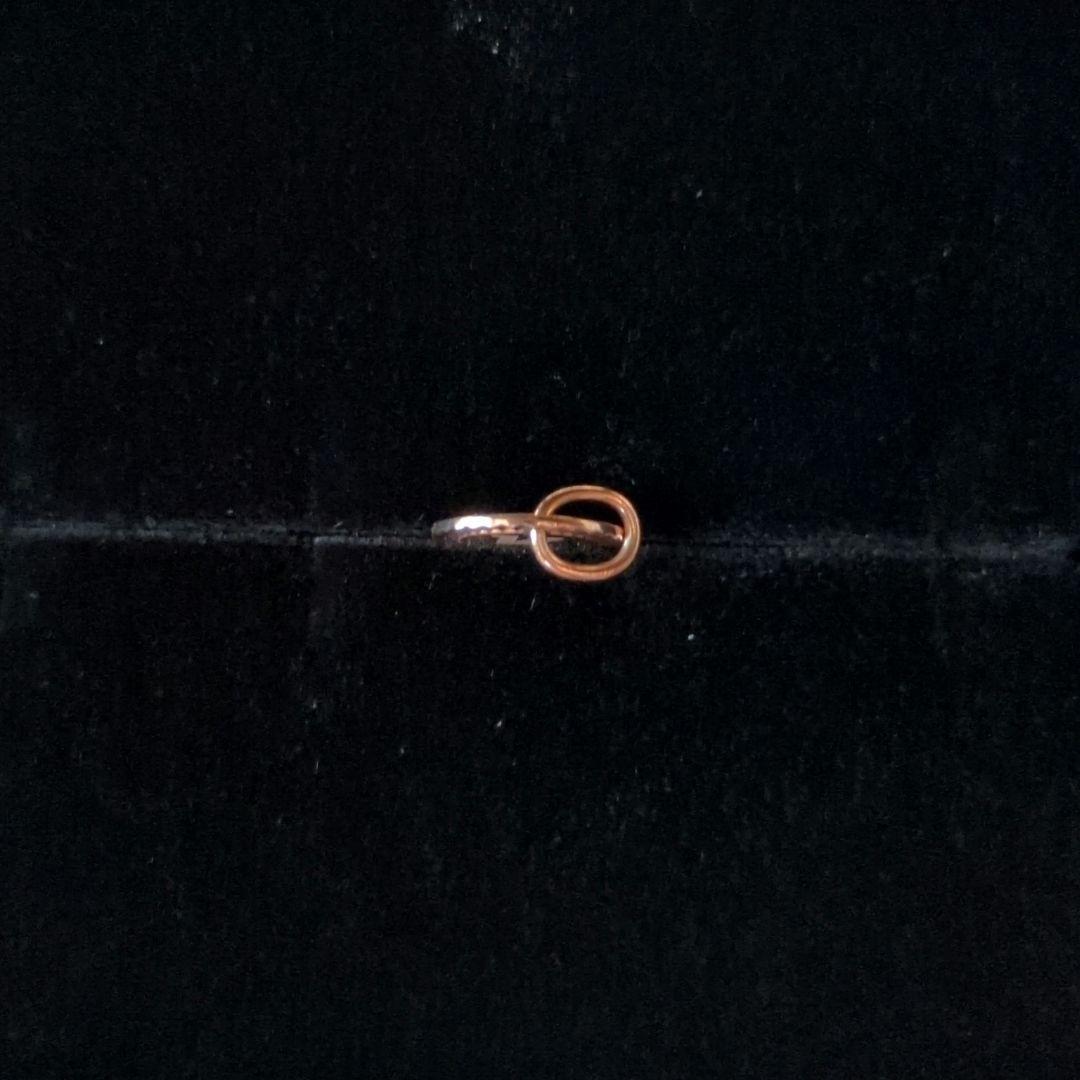 agete・アガット・ K14YG ネックレスイニシャルチャーム