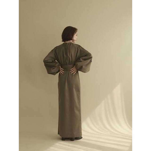 louren pintack sleeve dress ドレス ロングワンピース