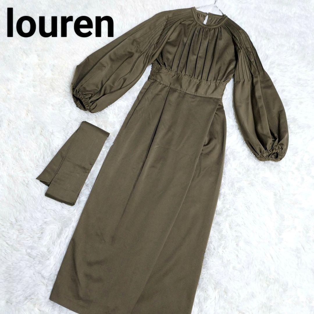 louren pintack sleeve dress ドレス ロングワンピース