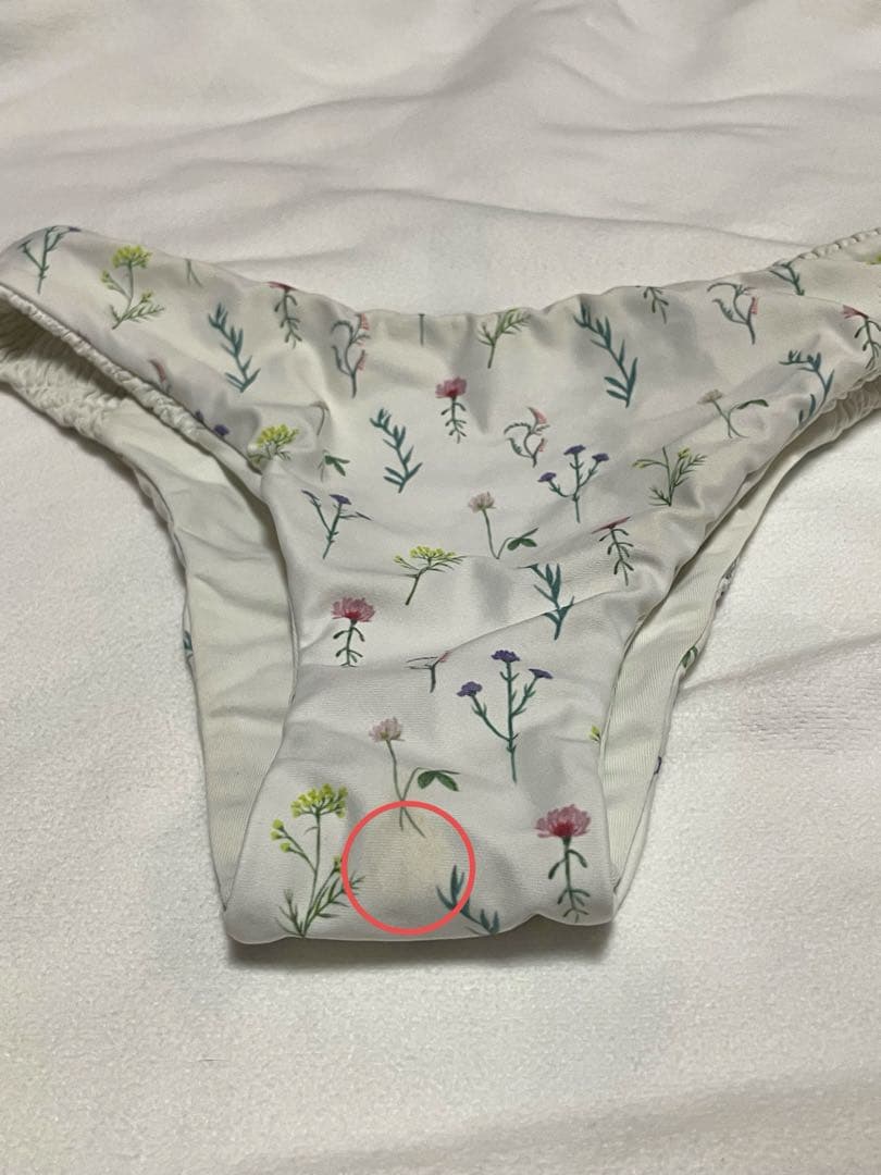 ALEXIA STAM フリルビキニ Sサイズ ホワイト