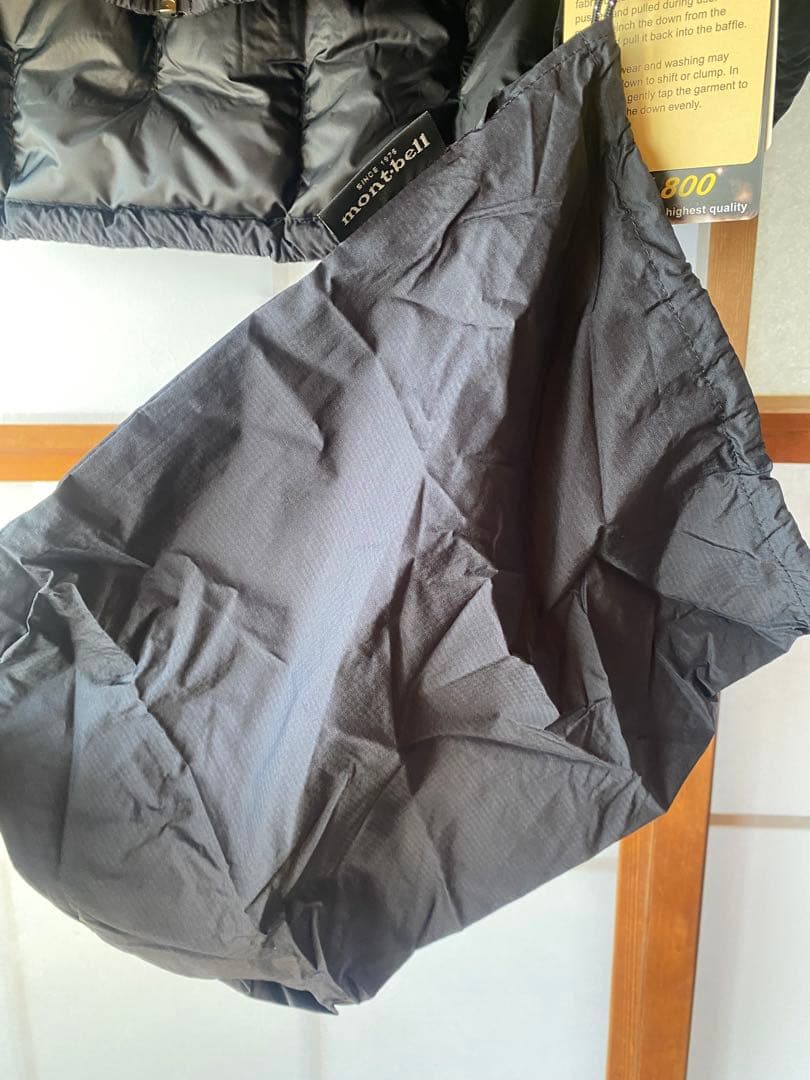 モンベル　ネージュダウン　ブラック　XLサイズ