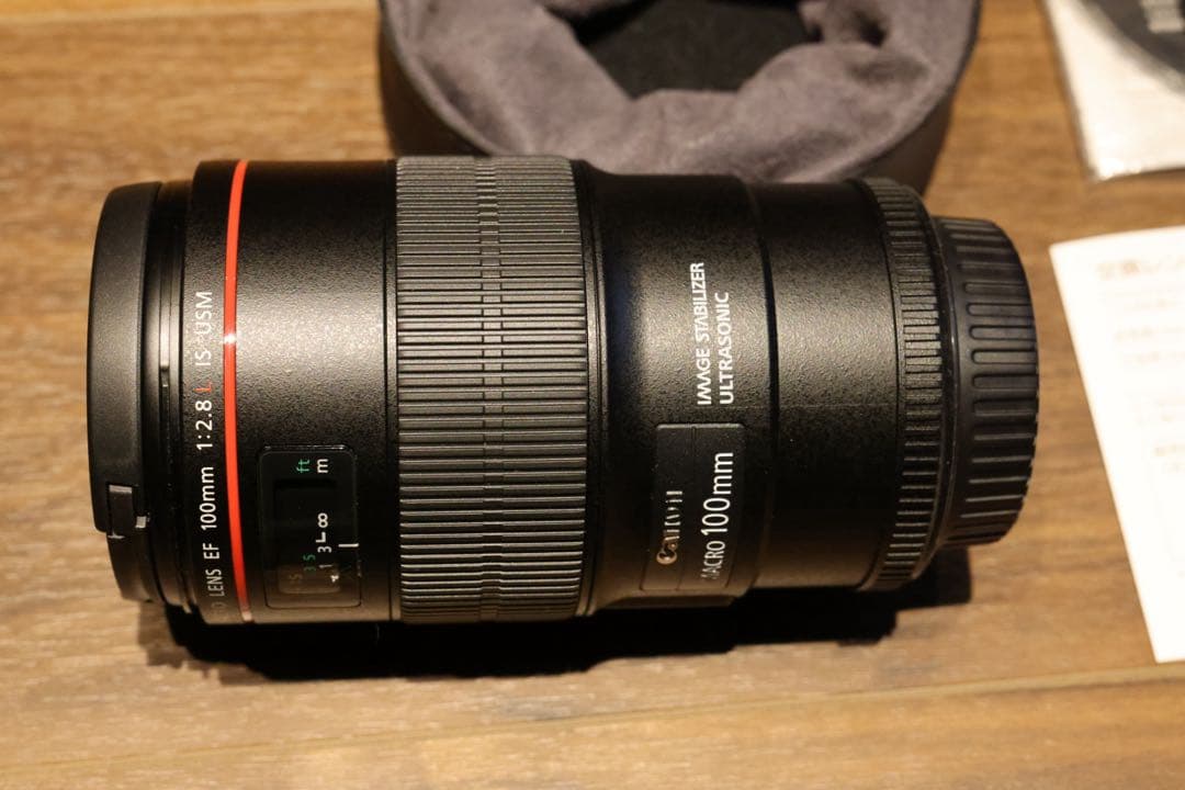 新品同様 キヤノン 単焦点マクロ EFマウント EF100mm F2.8L