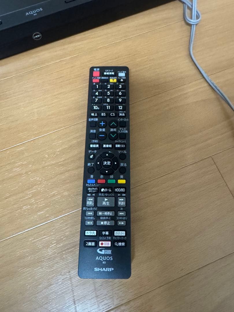 シャープ　SHARP AQUOS ブルーレイレコーダー　2B-C05CW1