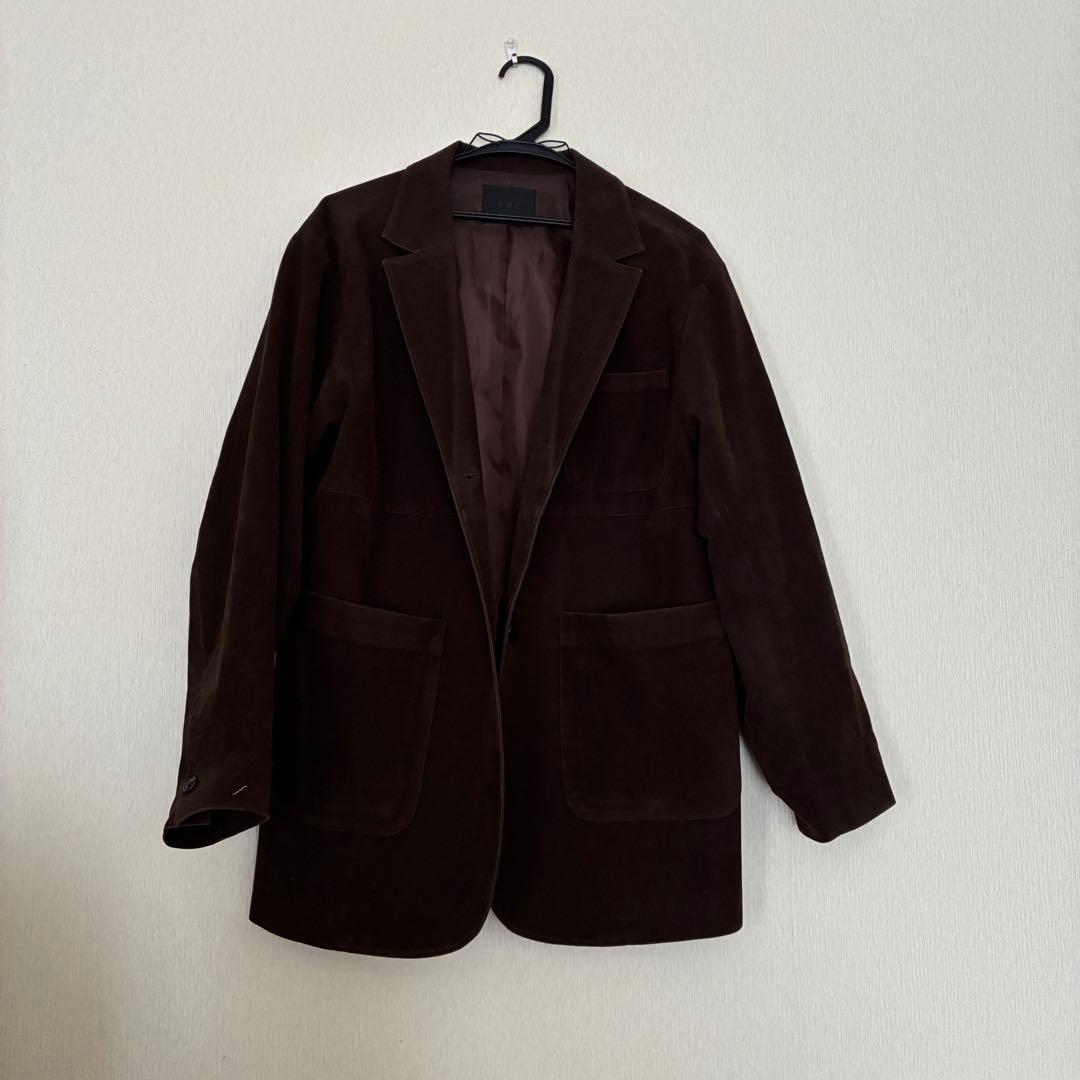 KBF ブラウン KBF パッチポケットテーラードジャケット