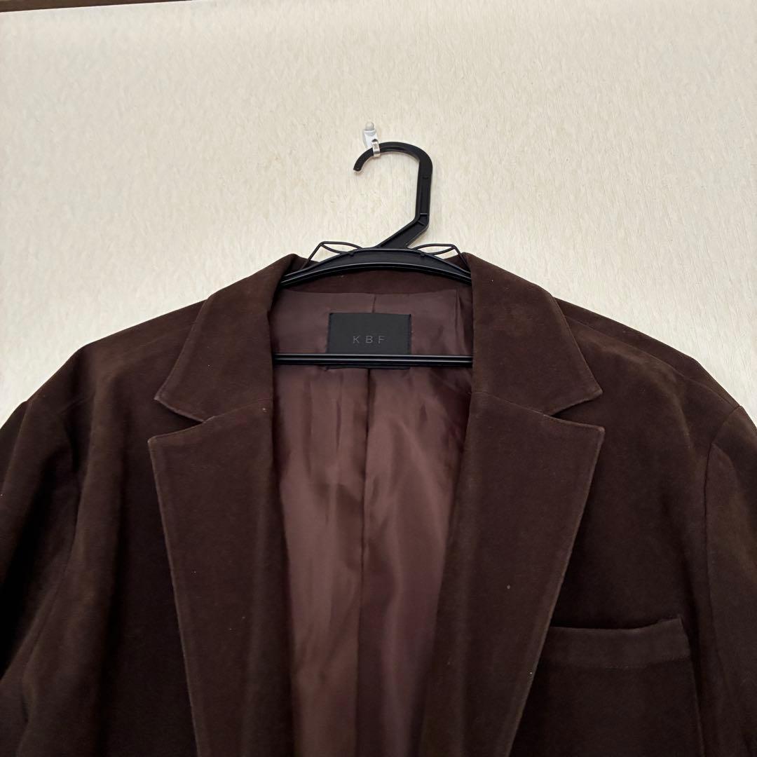 KBF ブラウン KBF パッチポケットテーラードジャケット