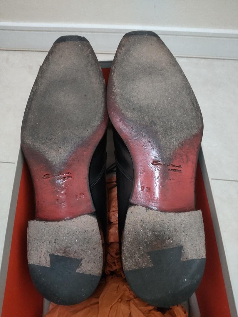 Santoni サントーニ 　プレーントゥ　ダークネイビー　60　65