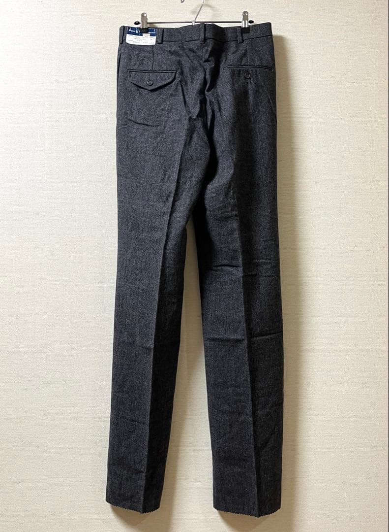 デッドストック 90s USA製 ポロ ラルフローレン ウールスラックス W32