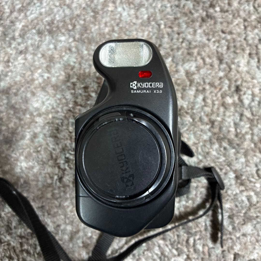 動作未確認品　京セラ　SAMURAI X3.0 コンパクトフィルムカメラ