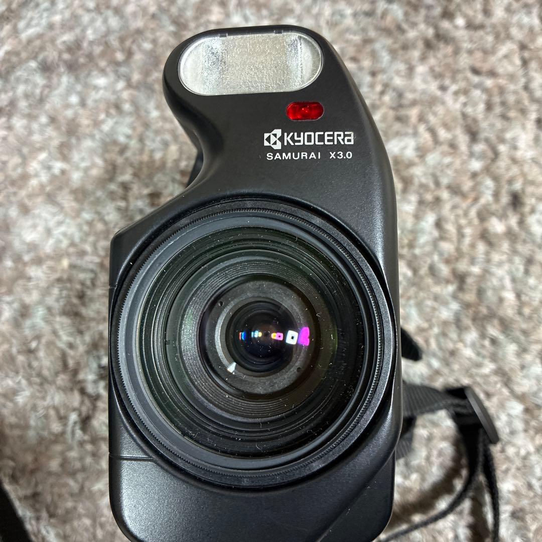 動作未確認品　京セラ　SAMURAI X3.0 コンパクトフィルムカメラ