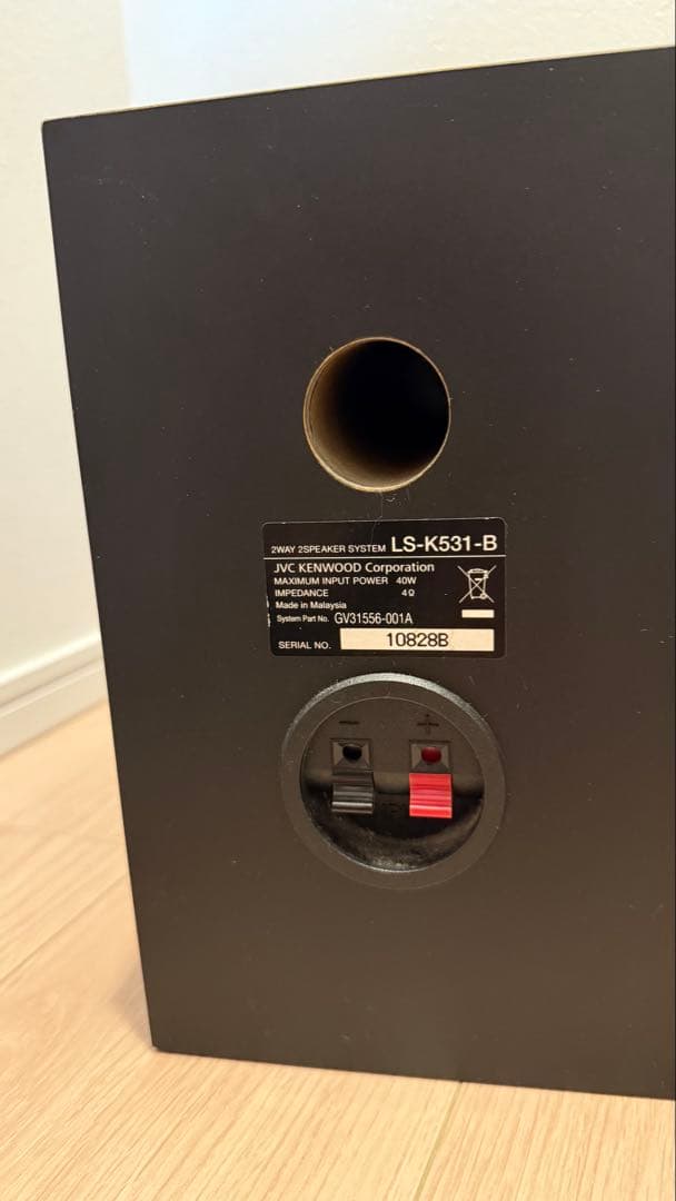 【KENWOOD】ケンウッド K-531 ブラックコンポ