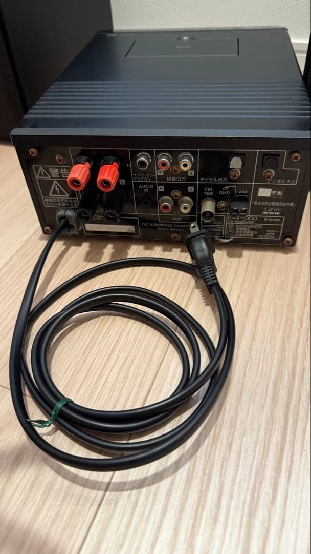 【KENWOOD】ケンウッド K-531 ブラックコンポ