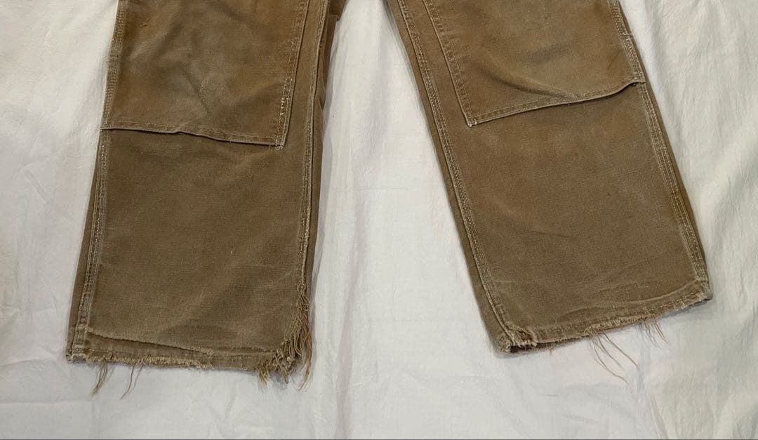 あ*ら様 60s 70s USA製　Carharttカーハート　ダブルニー　ボロ