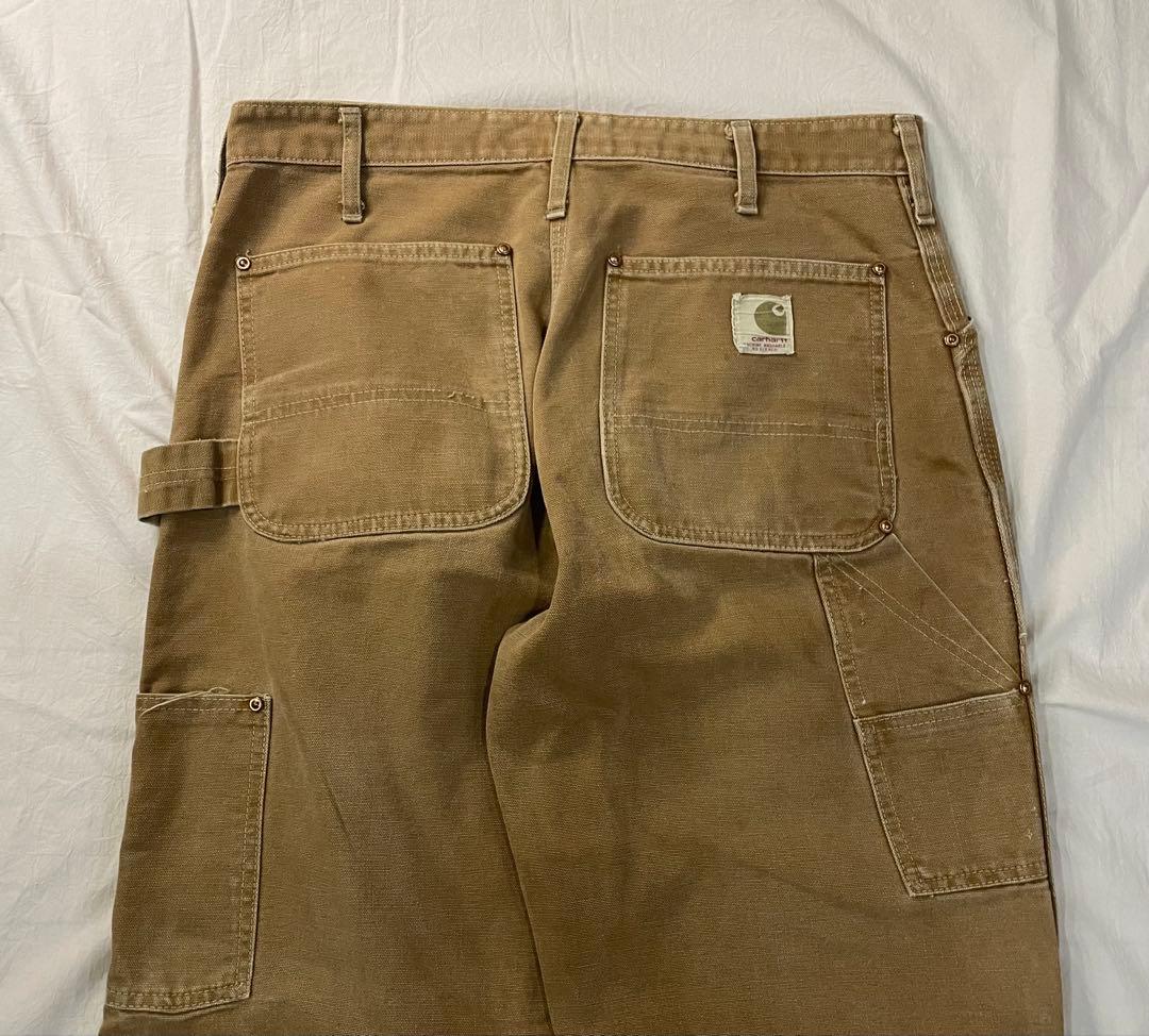あ*ら様 60s 70s USA製　Carharttカーハート　ダブルニー　ボロ