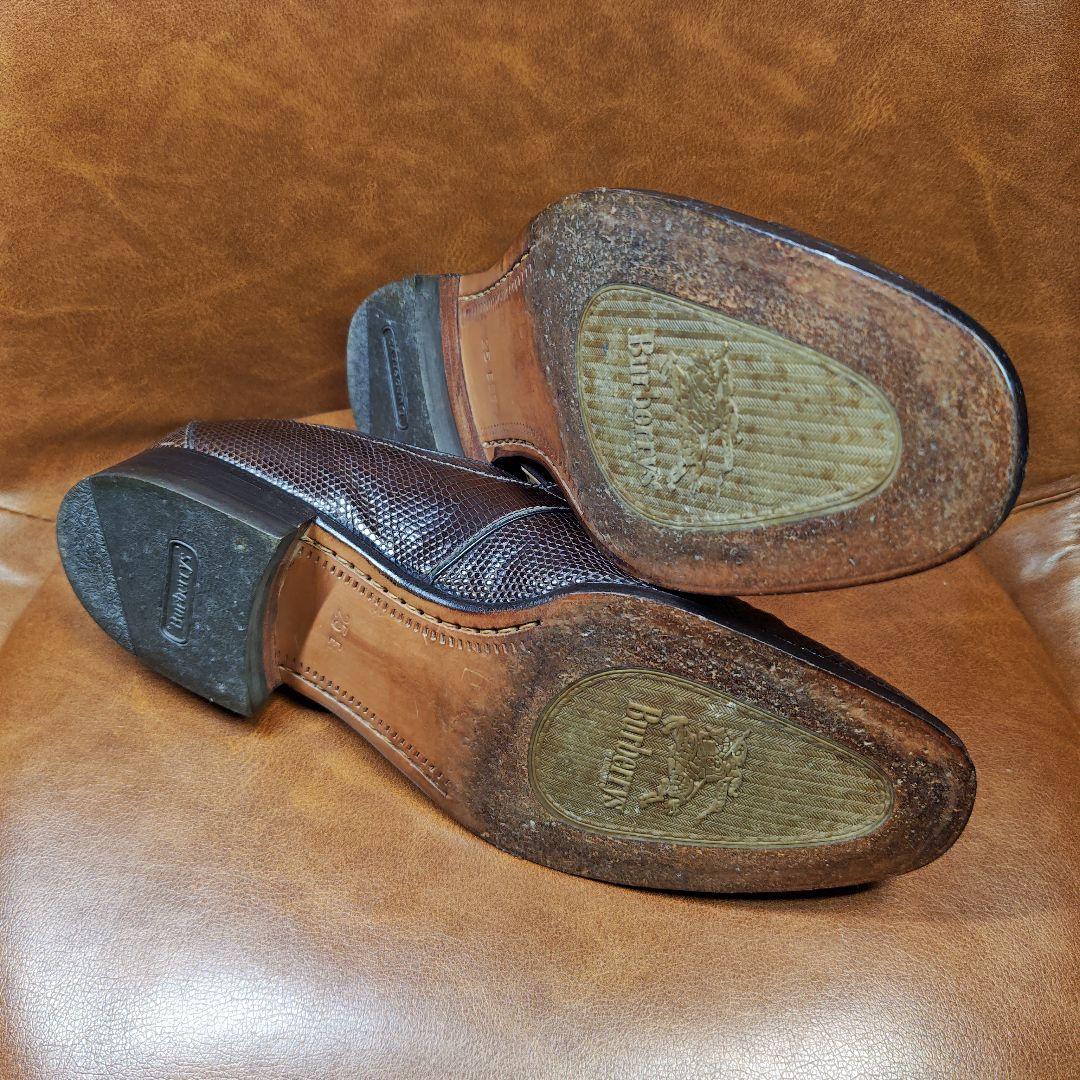 Burberry バーバリー リザード シングルモンク プレーントゥ【超美品】