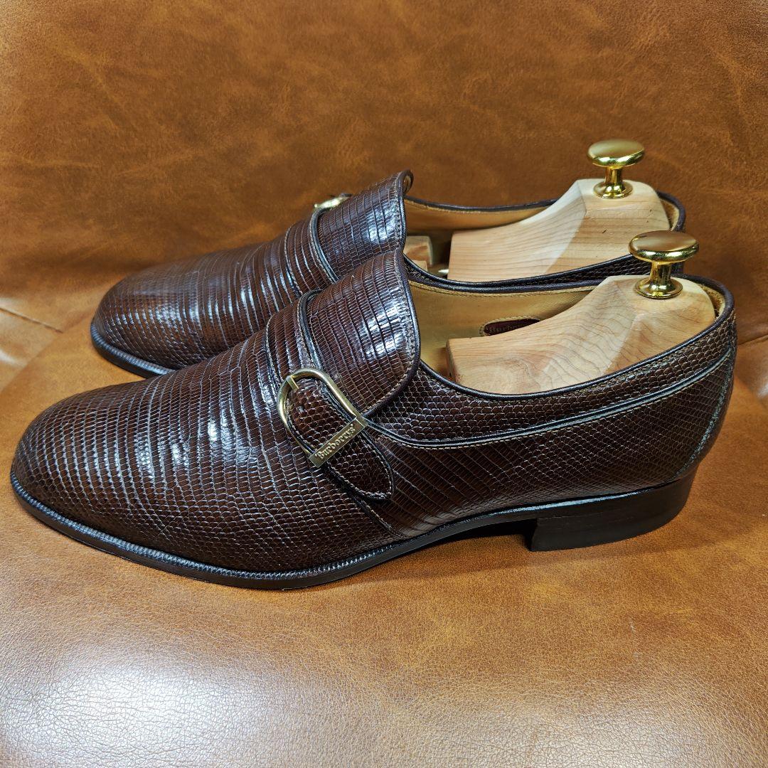Burberry バーバリー リザード シングルモンク プレーントゥ【超美品】