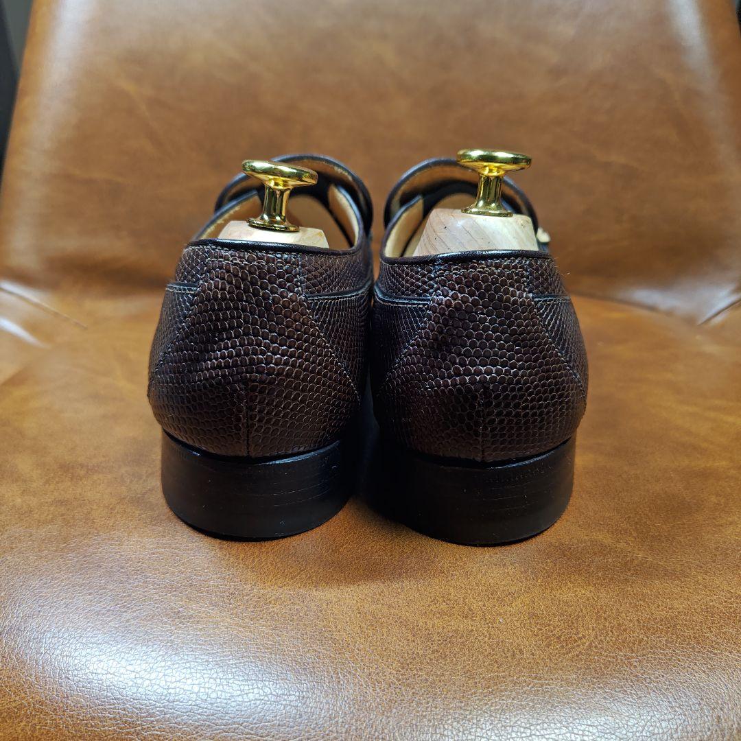 Burberry バーバリー リザード シングルモンク プレーントゥ【超美品】