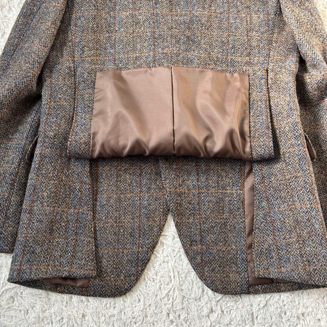 超人気☆【スーツセレクト】ハリスツイード　チェック柄　2B 本切羽　A6 L