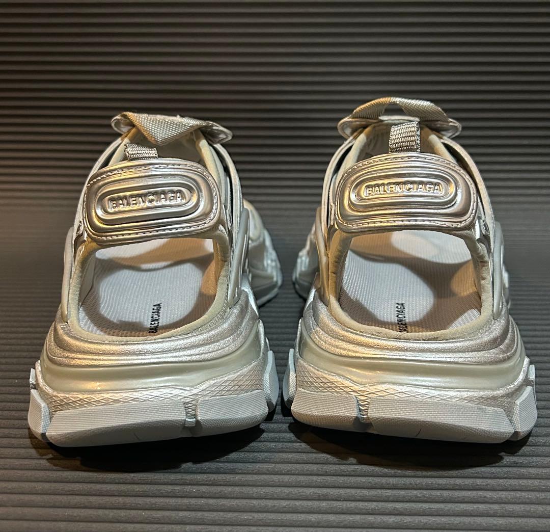 BALENCIAGA シルバー サンダル トラックサンダル 35 23 新品