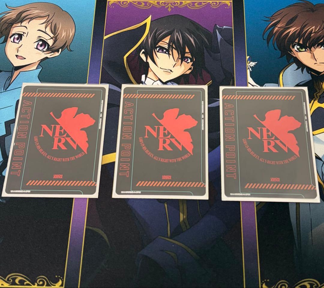 ユニオンアリーナ　エヴァ　紫 13号機デッキ　調整パーツAPカード付き