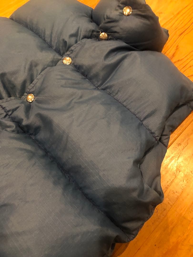 70s 80s THE NORTH FACE 茶タグ ダウンベスト M