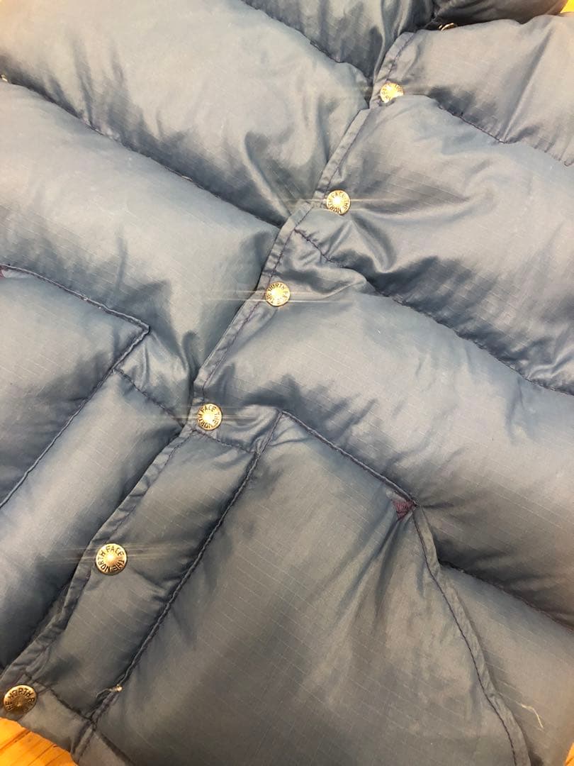70s 80s THE NORTH FACE 茶タグ ダウンベスト M