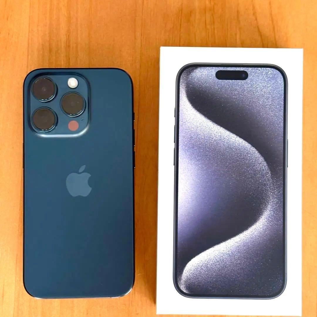 iPhone 15Pro ブルーチタニウム 128GB 中古