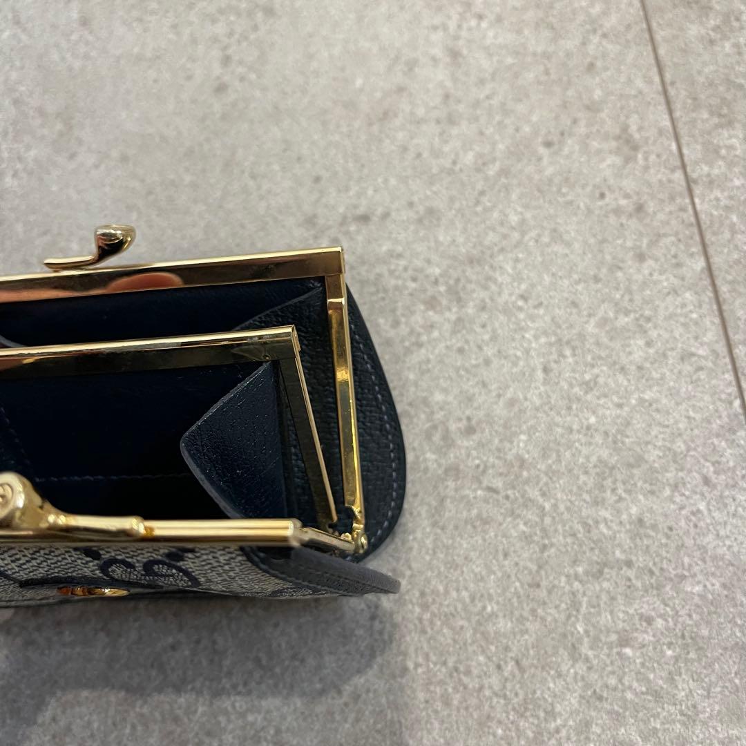 希少★GUCCI 財布　オールドグッチ GGプラス がまぐちケース