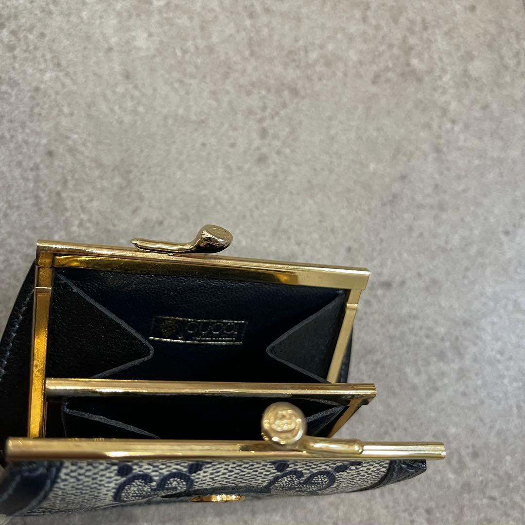 希少★GUCCI 財布　オールドグッチ GGプラス がまぐちケース