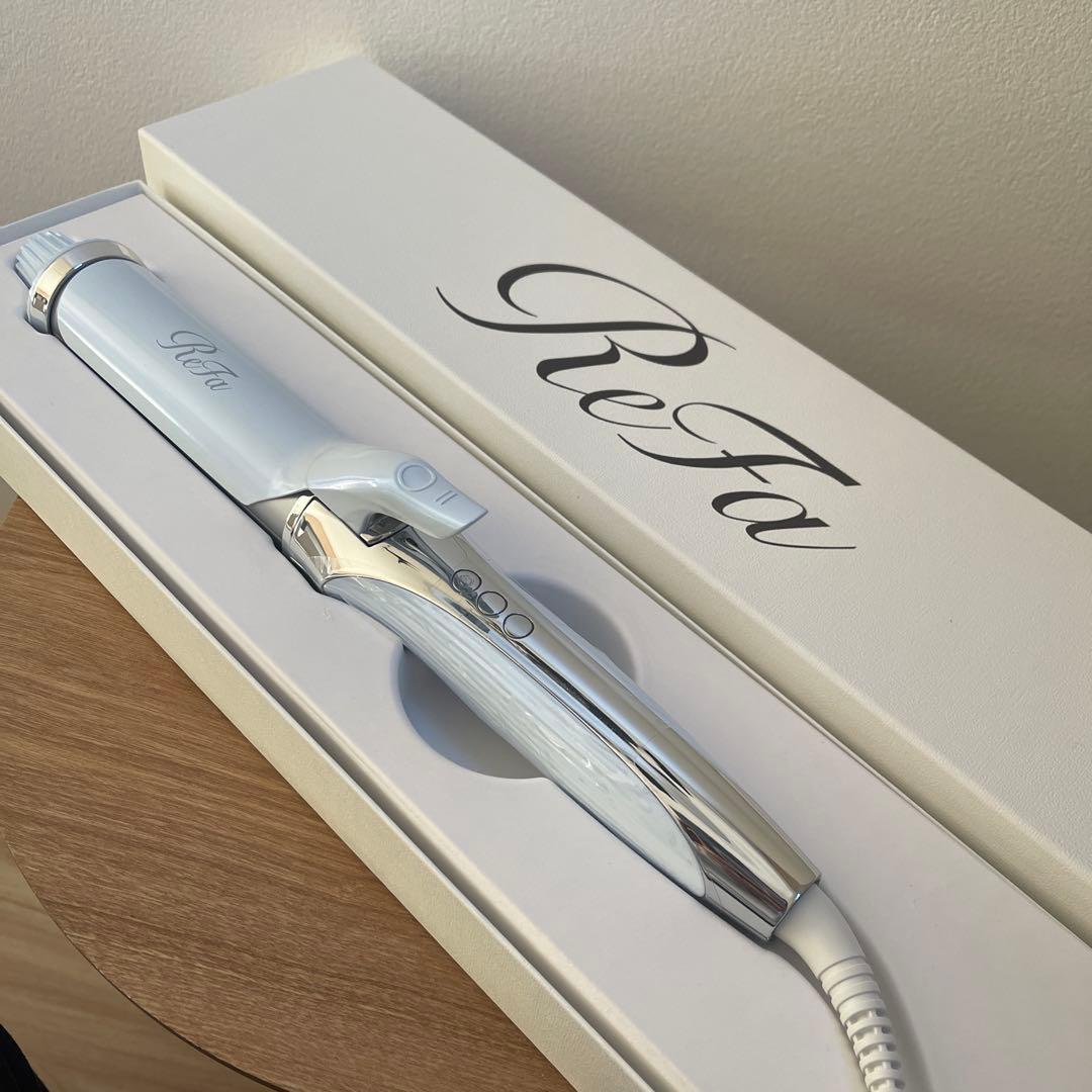 ReFa カールヘアアイロン 新モデル　ホワイト　38mm