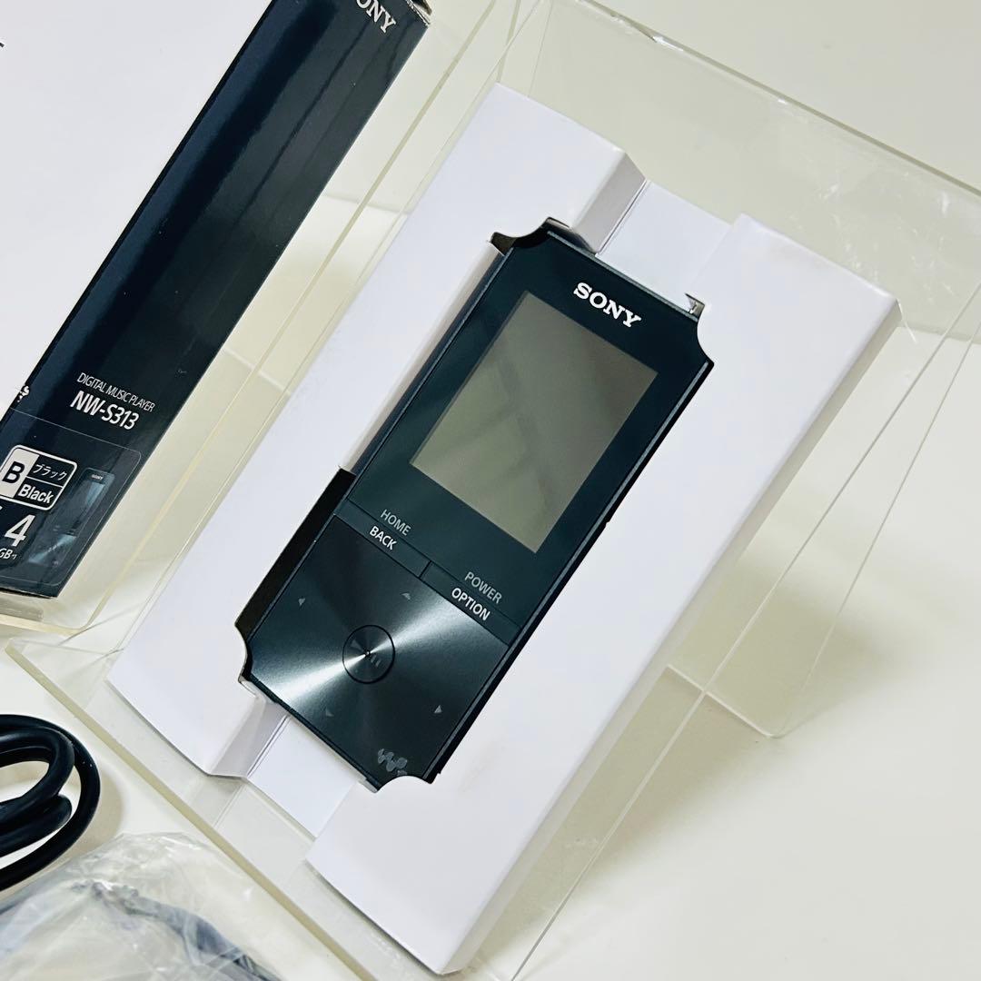 【ほぼ未使用】SONY NW-S313 デジタルオーディオプレーヤー ブラック