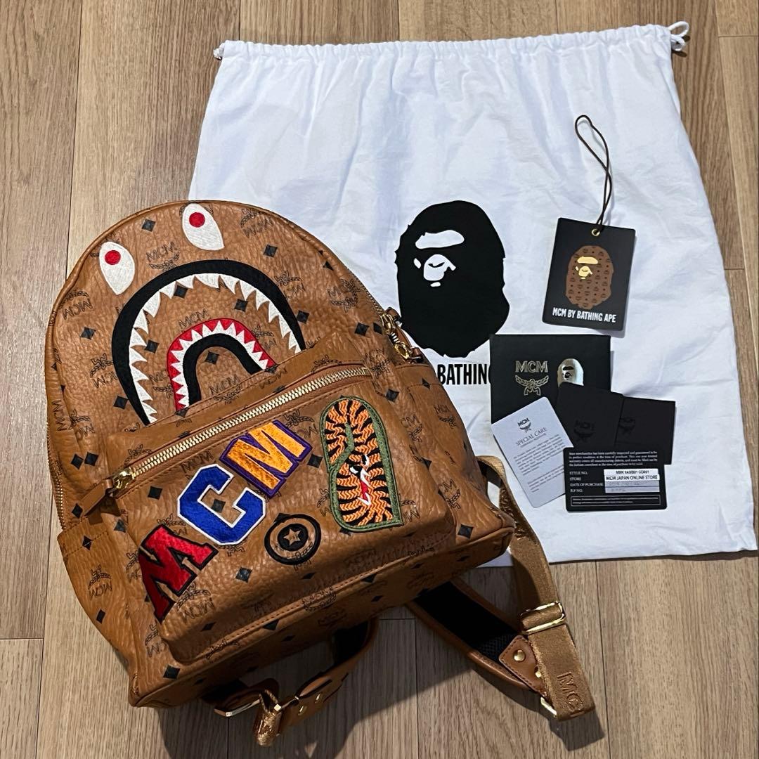 MCM × BAPE® SHARK STARK BACKPACK リュック