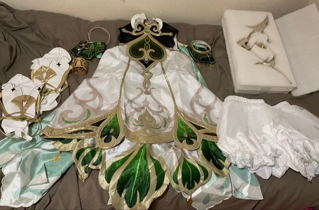 ナヒーダ　コスプレ衣装　三分妄想　ウィッグ付き